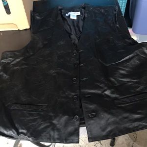 100% leather vest Irvine Park